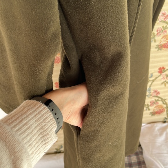 Felt/fleece coat green - Picture 4 of 6